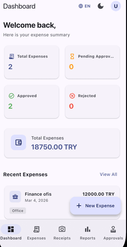 Xpensio Mobile App